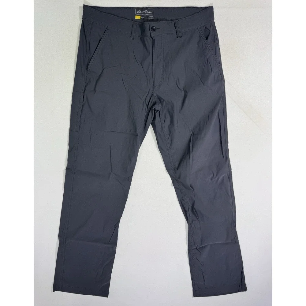 Eddie Bauer Men’s 35x34 (35x32.5) Travex Cargo Side Pocket Pants Hiking Outdoors